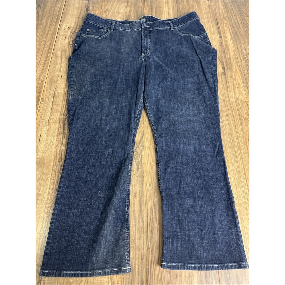 Riders By Lee Women's 22 W/P Mid Rise Bootcut Jeans Blue